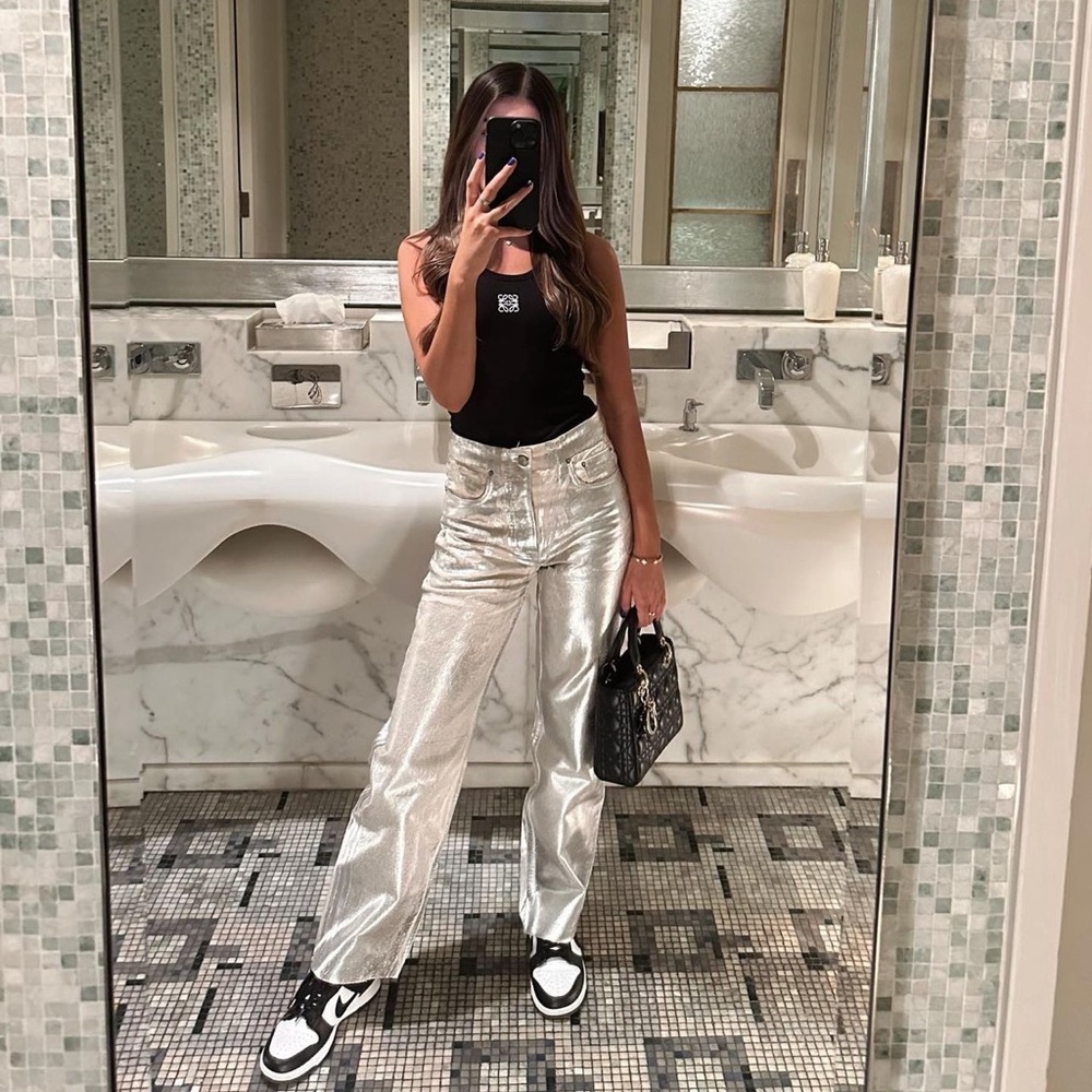 Zara ZW MID-RISE BOYFRIEND JEANS - Picture 7 of 16